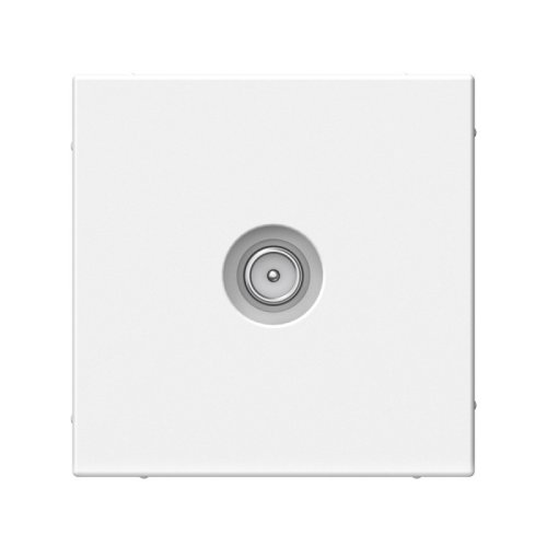 Розетка TV Проходная без рамки Systeme Electric ArtGallery  1-м. сталь картинка